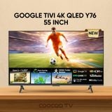  Google TV 4K QLED 55Y76 