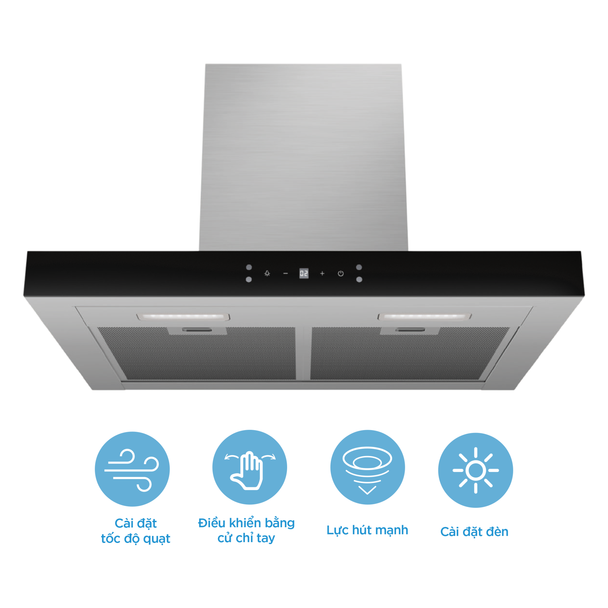  Máy hút mùi Midea MH70M77ET25S-VN 