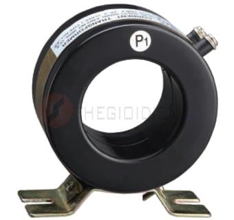  Biến dòng đo lường vỏ nhựa tròn có đế CL.1 10VA 500/5A 