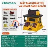  Máy chà nhám trụ và đai Hisimen A0600 có điều tốc 