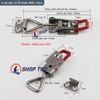  Sập móc nhanh, kẹp định vị GH4001k (4001k) inox 304 có lỗ móc khóa 