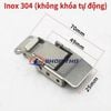  Khóa inox 304 loại phẳng, Khóa Hộp , Khóa Hòm JT500 không có lẫy khóa 
