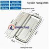  Tay cầm rương, tay xách inox 304 cỡ lớn 