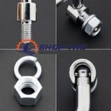  Tay kéo chữ U inox 304 khớp gấp 90 độ 150x9x55mm 