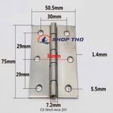  Bản lề lá inox 201 cỡ 3inch 