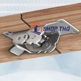  Bản lề chân bàn gấp, bản lề nối cánh mở 0-90-180 độ phanh kép màu vàng 