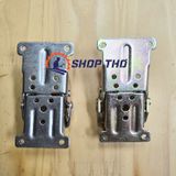  Bản lề chân bàn gấp, bản lề nối cánh mở 0-90-180 độ phanh kép màu bạc 