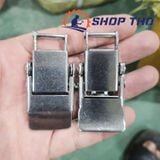  Khóa inox 304 loại phẳng, Khóa Hộp , Khóa Hòm JT500 có lẫy khóa 