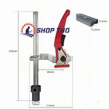  Cảo F, vam kẹp nhanh, sập nhanh trên bàn workbench phi 19 