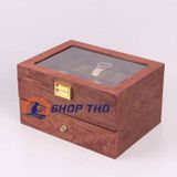  Khóa hộp chữ nhật màu bạc ST-010 
