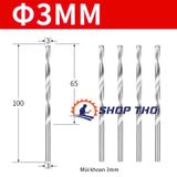  Mũi khoan 3mm dùng cho mũi khoan tầng 3x8 