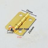  Bản lề chữ nhật màu vàng ST-039 