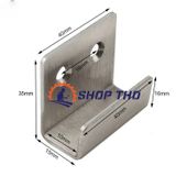  Móc treo inox hình chữ U bản 10mm 