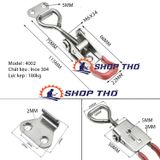  Sập móc nhanh, kẹp định vị GH4002 (4002) inox 304 không có lỗ móc khóa 