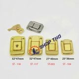  Khóa hộp chữ nhật màu bạc ST-003 