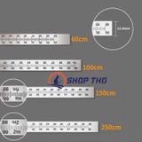  Thước dán inox 2 chiều WNEW độ dài 1m 