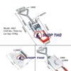  Sập móc nhanh, kẹp định vị GH4003 (4003) thép mạ không có lỗ móc khóa 
