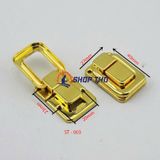  Khóa hộp chữ nhật màu vàng ST-003 