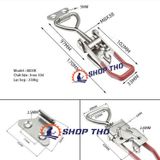  Sập móc nhanh, kẹp định vị  GH4003K (4003k) INOX 304 có lỗ móc khóa 