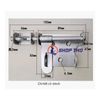  Chốt khóa cửa , khóa cổng , then cửa, bản lề then chốt gài khóa cửa có tay cầm 6inch 