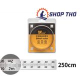  Thước dán inox 2 chiều WNEW độ dài 2.5m 