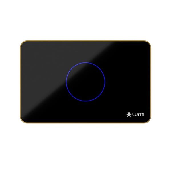 Công tắc cảm ứng Luto kính phẳng viền phẳng champagne