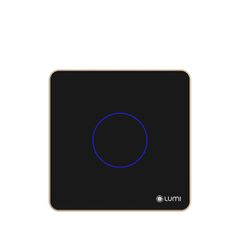 Công tắc cảm ứng Luto kính phẳng viền phẳng champagne