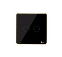 Công tắc cảm ứng Luto kính phẳng viền phẳng champagne