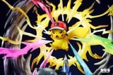  White Noise Studio - Ash Ketchum (Satoshi) & Pikachu - Pokemon 