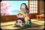  Ninety Seven Studio - Tanjiro, Zenitsu, Inosuke, Nezuko - Kimetsu no Yaiba 