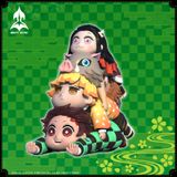  Ninety Seven Studio - Tanjiro, Zenitsu, Inosuke, Nezuko - Kimetsu no Yaiba 