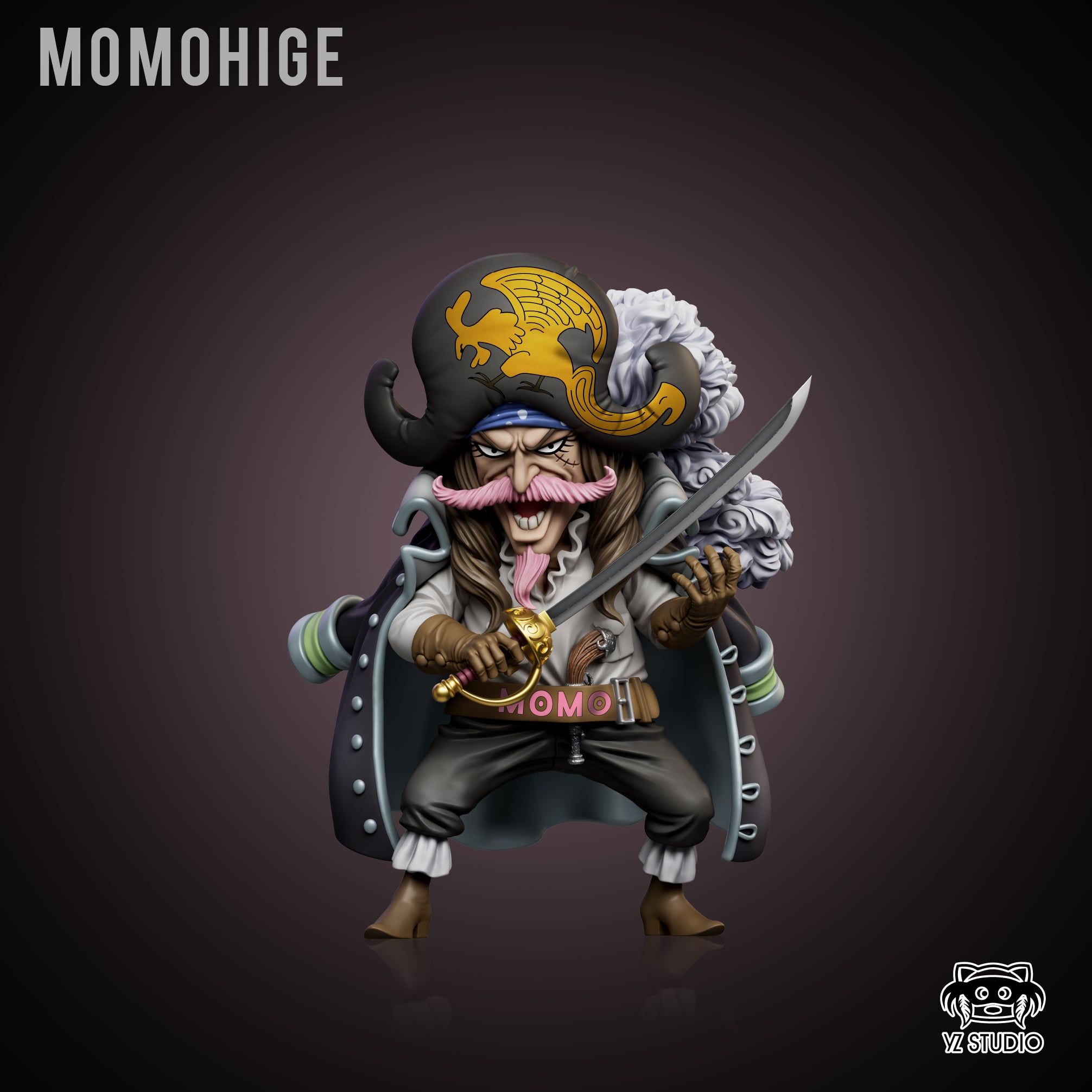  YZ Studio - Momohige Peachbeard - One Piece 