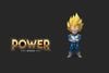 Power Studio - Vegeta SSJ - Dragon Ball