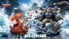  Deserted Island Studio - Infernape Ace & Machamp Edward - One Piece x Pokemon 