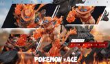  Deserted Island Studio - Infernape Ace & Machamp Edward - One Piece x Pokemon 