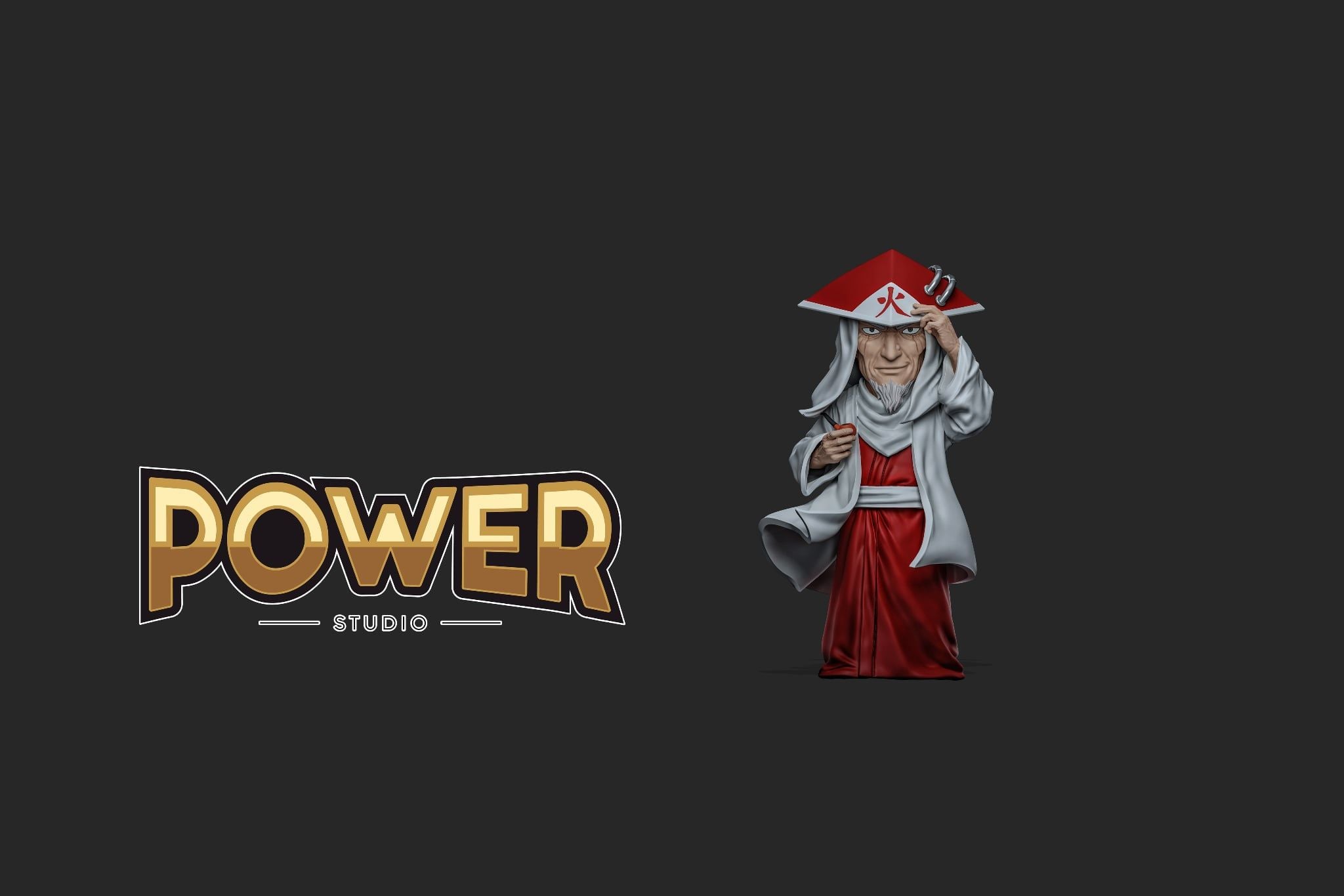  Power Studio - Sarutobi - Naruto 