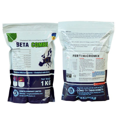  Phân Bón Lá Trung Vi Lượng - Beta Combi Nhập Khẩu Châu Âu - Túi 1kg 