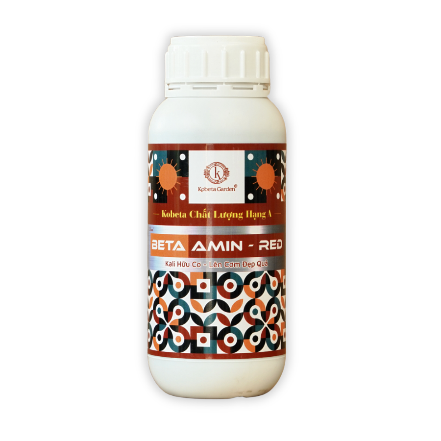 Phân Bón Lá Beta Amin Red - Kali Hữu Cơ + Amino Acid Chai 500ml