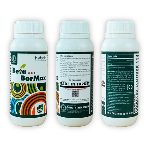  Beta BorMax Phân Bón Vi Lượng Bo Nhập Khẩu Thổ Nhĩ Kỳ Chai 500ml 