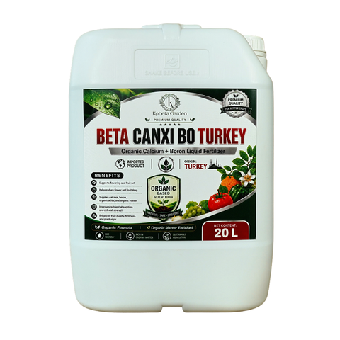  Phân Bón Canxi Bo Hữu Cơ Beta Canxi Bo Turkey Nhập Khẩu Thổ Nhĩ Kỳ Can 20L 