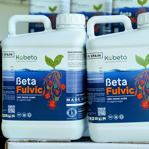  Phân Bón Hữu Cơ BETA FULVIC Can 5L Mới - 100% Fulvic Hữu Cơ Nhập Khẩu Tây Ban Nha 