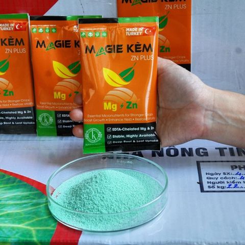  COMBO 10 GÓI Phân Bón Trung Vi Lượng Magie Kẽm Thổ Nhĩ Kỳ (gói 50g) 