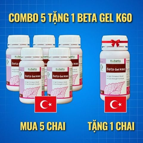  Combo 6 Chai Beta Gel K60 555gr Nhập Khẩu Thổ Nhĩ Kỳ (Mua 5 Tặng 1) 