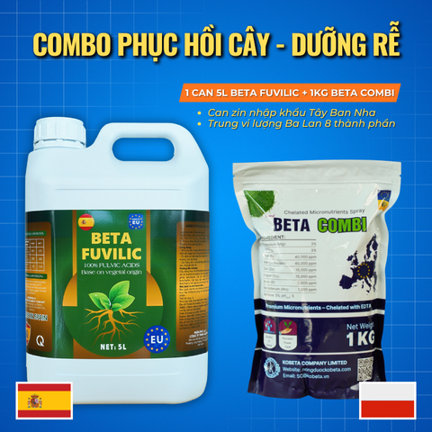  Combo Can Zin BETA FUVILIC 5L + 1kg BETA COMBI 