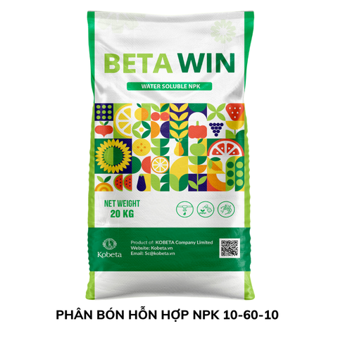  Beta Win NPK 10-60-10 – Phân Bón Hỗn Hợp NPK Bao 20kg 