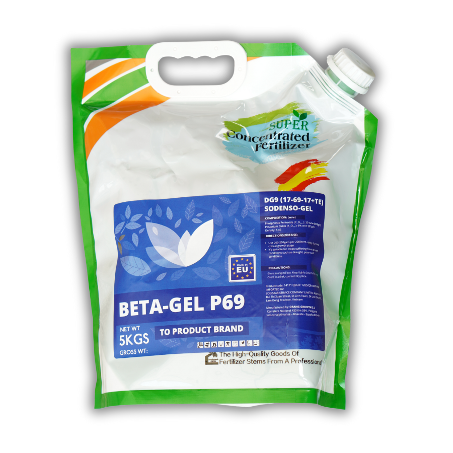 Phân Bón NPK Lân Cao Beta Gel P69 17-69-17+TE Túi 5kg - Nhập Khẩu Tây Ban  Nha