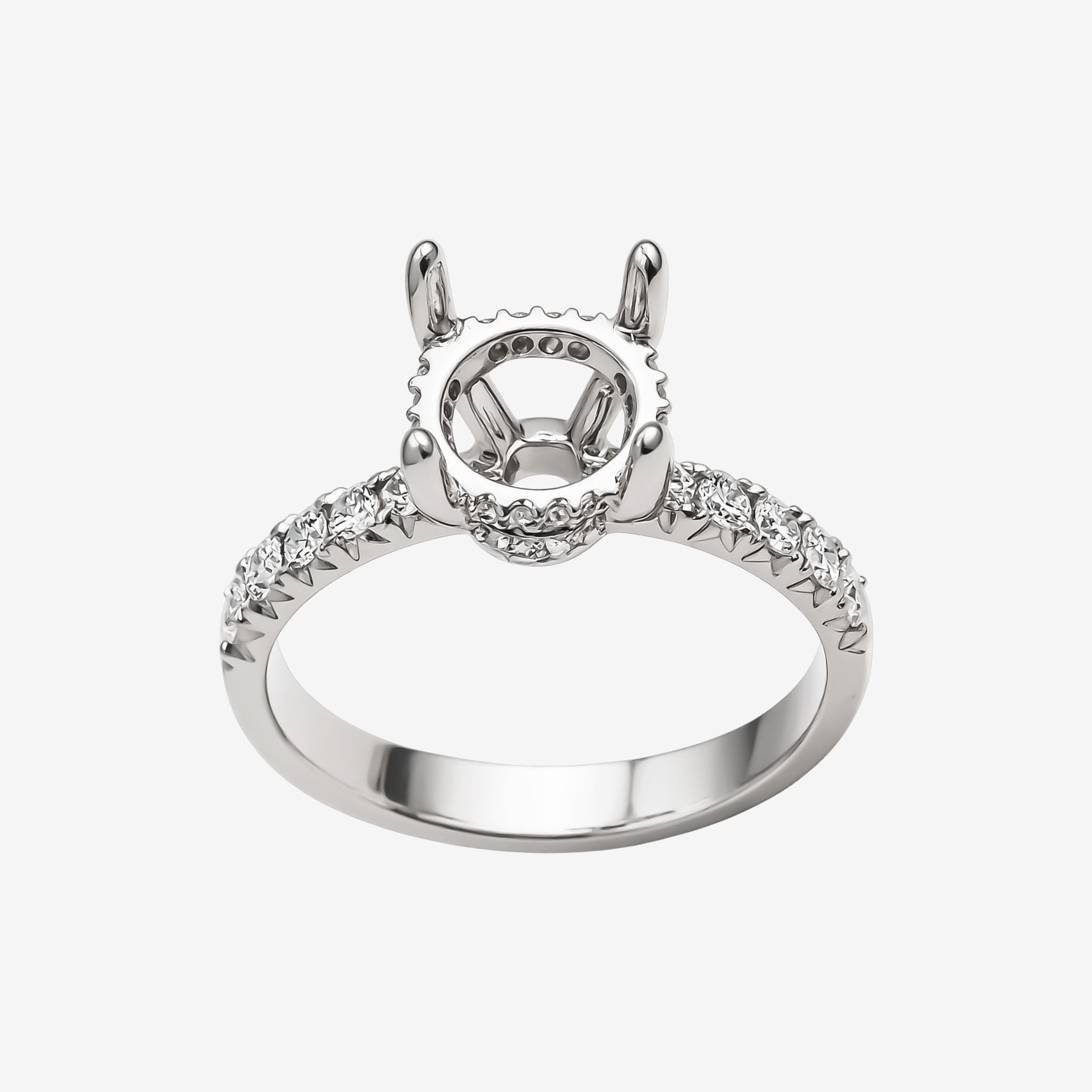 ACCENTED ENGAGEMENT RING