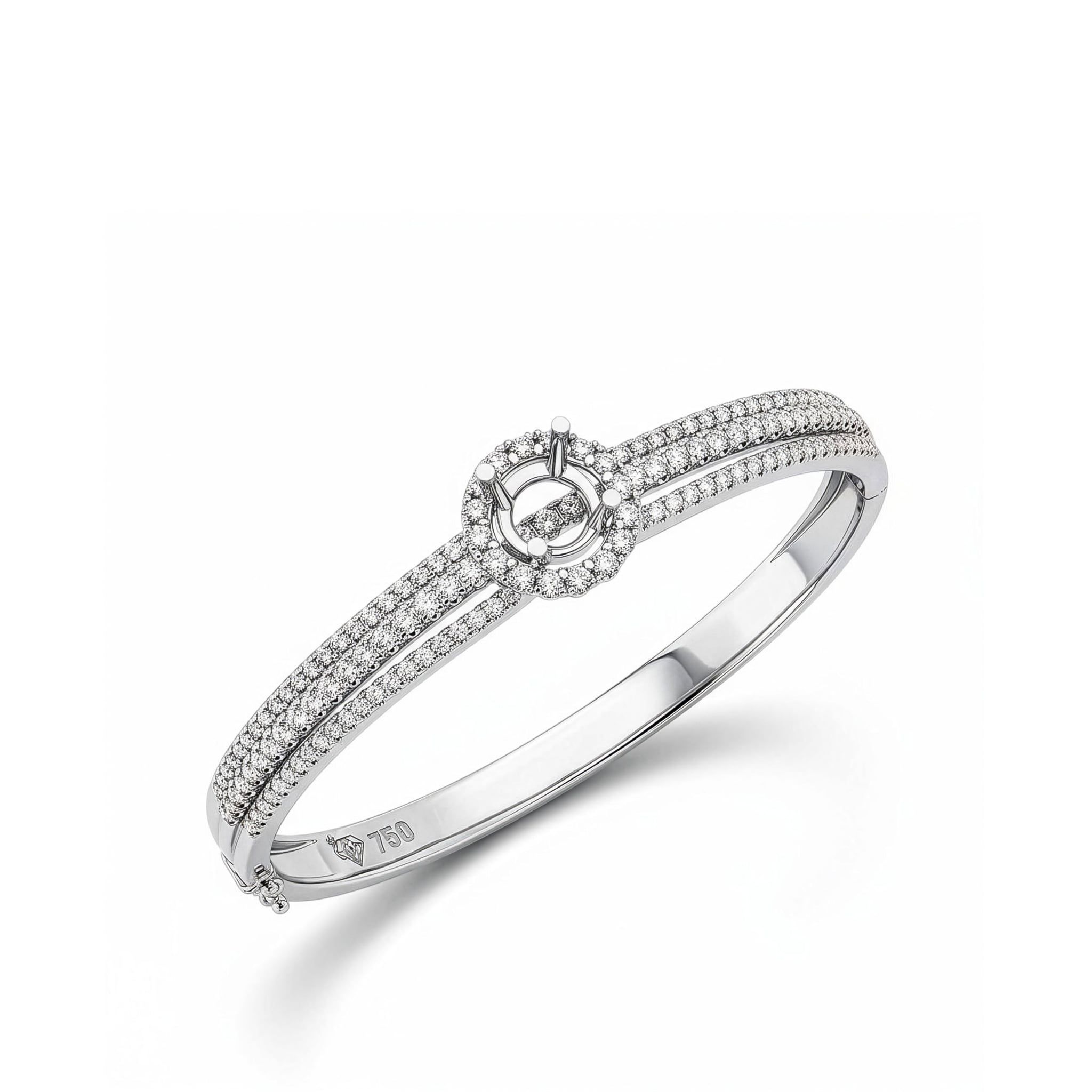 HALO SEMI-SET BANGLE