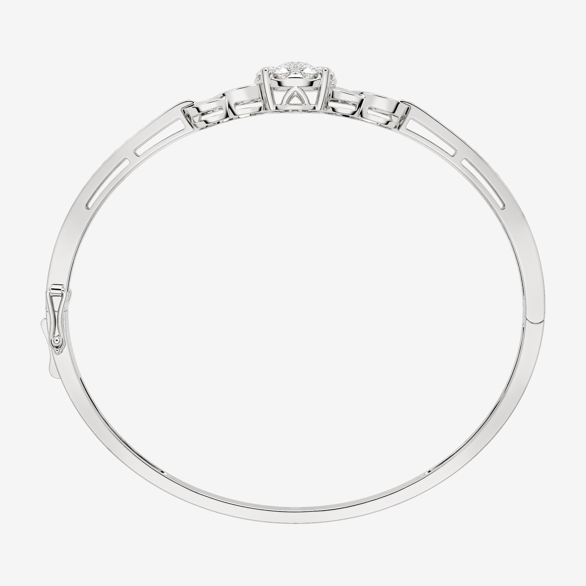 INTERLOCKING CLUSTER BANGLE