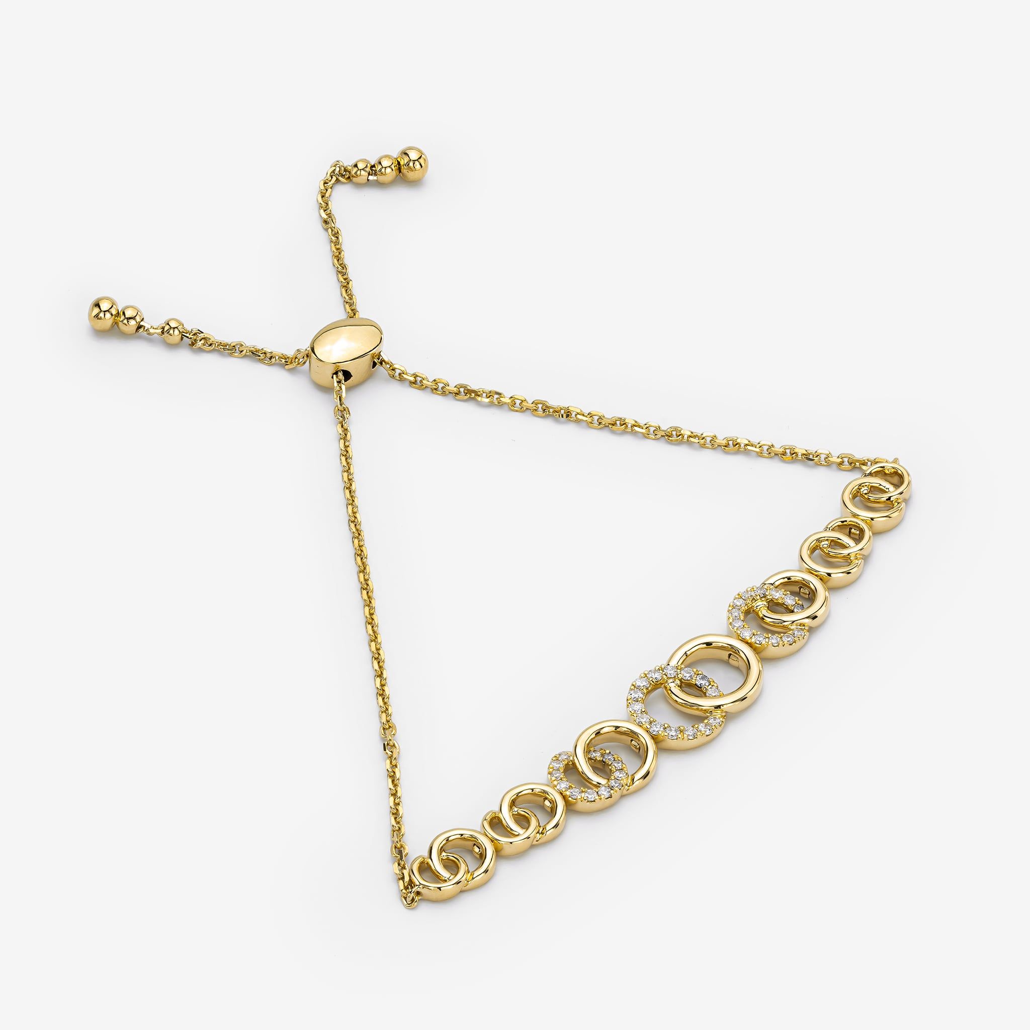 INTERLOCKING BOLO BRACELET